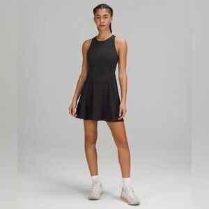 NWT Lululemon Court Crush Black Tennis Dress - size 14